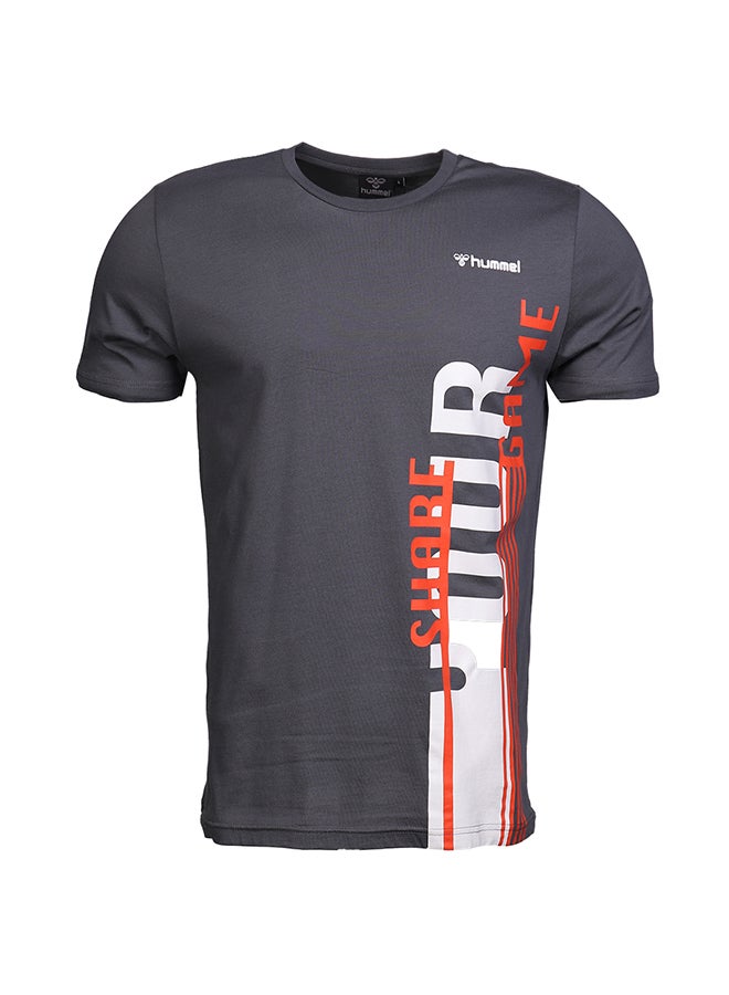 Hummel Victor T-Shirt Grey  - Image 1