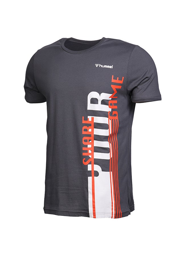 Hummel Victor T-Shirt Grey  - Image 3