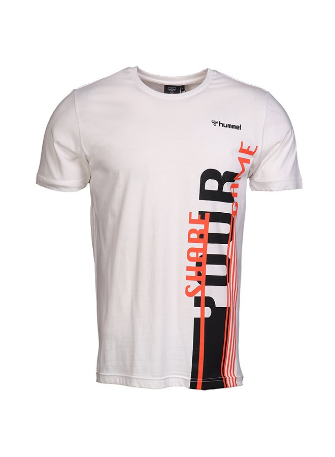 Hummel Victor T-Shirt Ecru  - Image 1
