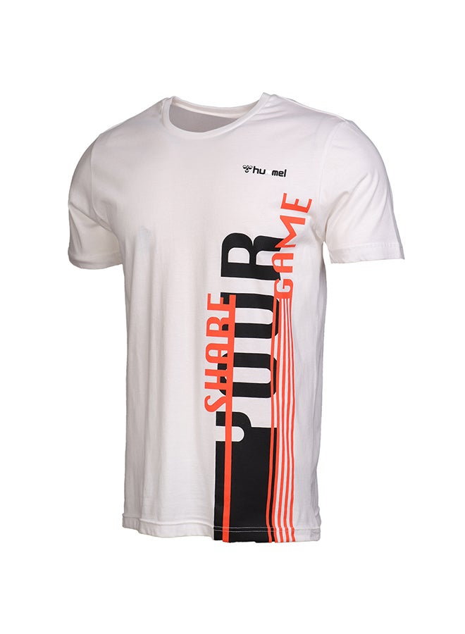 Hummel Victor T-Shirt Ecru  - Image 3