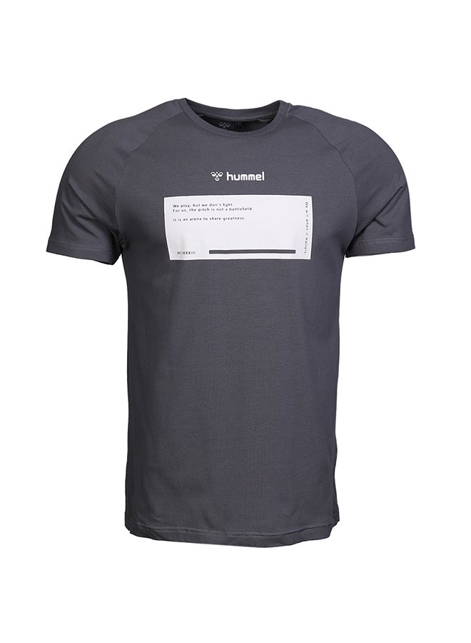 Hummel Akman T-Shirt Grey  - Image 1