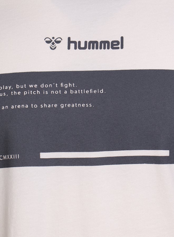 Hummel Akman T-Shirt Ecru  - Image 4