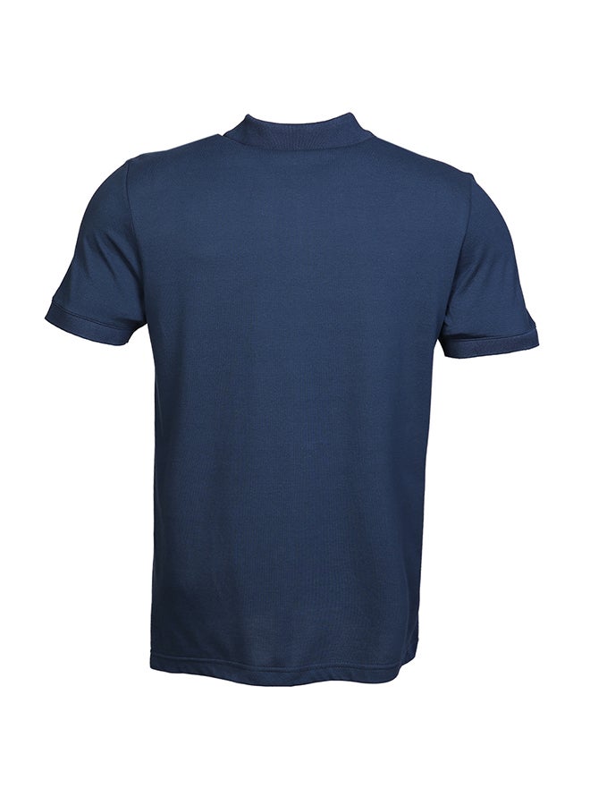 Hummel Lenard Short Sleeve Polo Navy  - Image 2