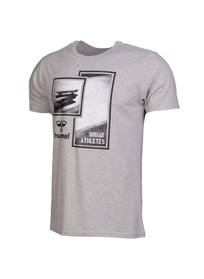 Hummel Ruben T-Shirt Grey  - Image 3