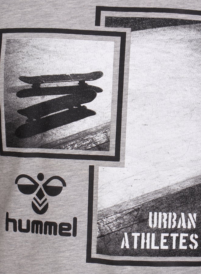 Hummel Ruben T-Shirt Grey  - Image 4