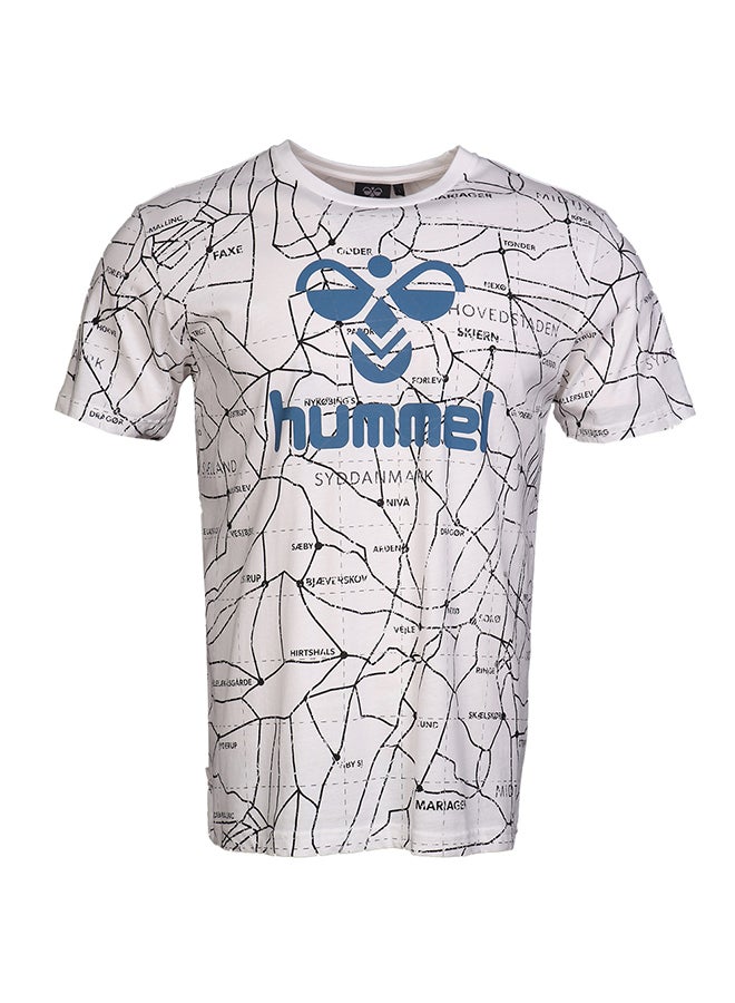 Hummel Teodor T-Shirt Ecru  - Image 1