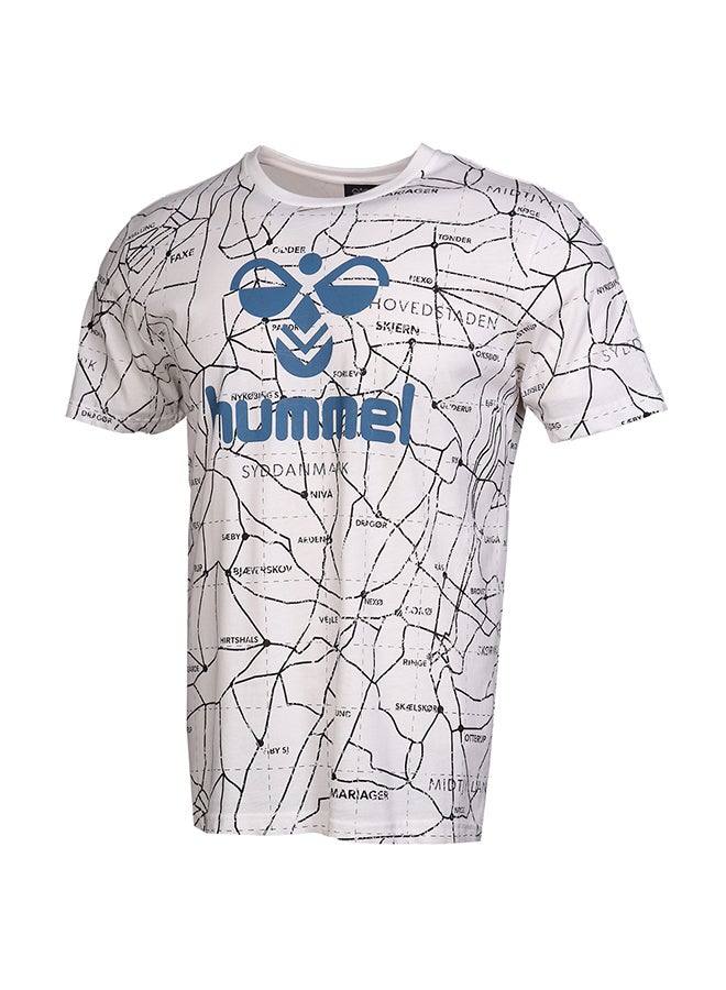 Hummel Teodor T-Shirt Ecru  - Image 3