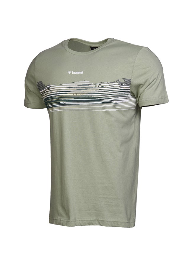 Hummel Ugurro T-Shirt Dull Green  - Image 3