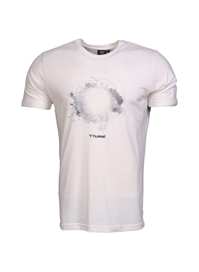 Hummel Zadoc T-Shirt Ecru  - Image 1