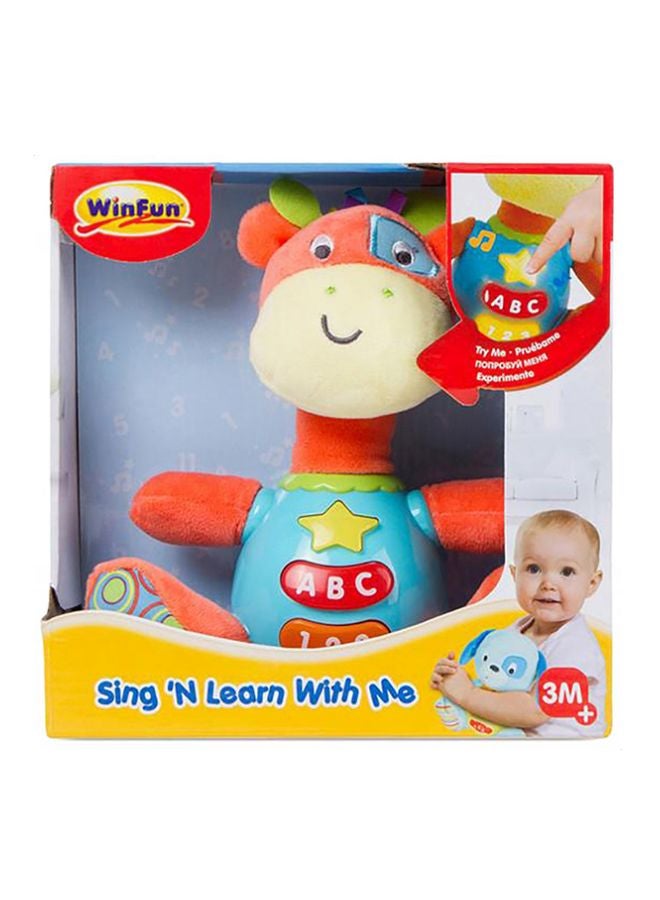 WinFun Sing And Learn With Me Patch The Giraffe Toy 23x29x11cm  - Image 2