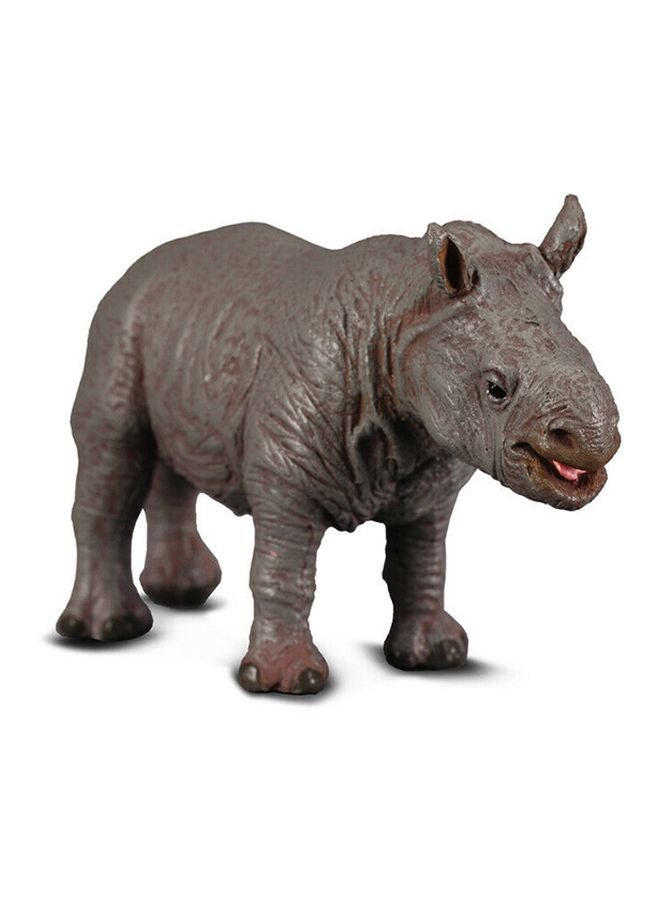 CollectA - White Rhinoceros Calf Figure 88089 7x2.5x4cm - Image 1