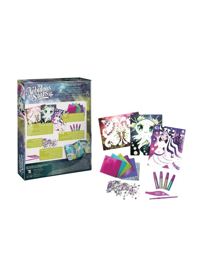 Nebulous Stars Glitter And Foil Art Kit  - Image 1