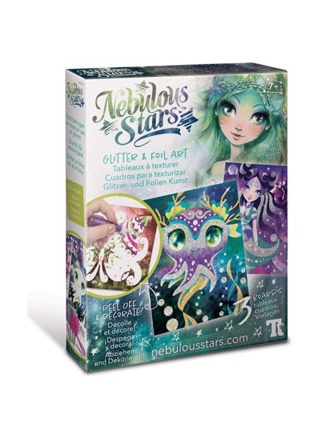 Nebulous Stars Glitter And Foil Art Kit  - Image 2