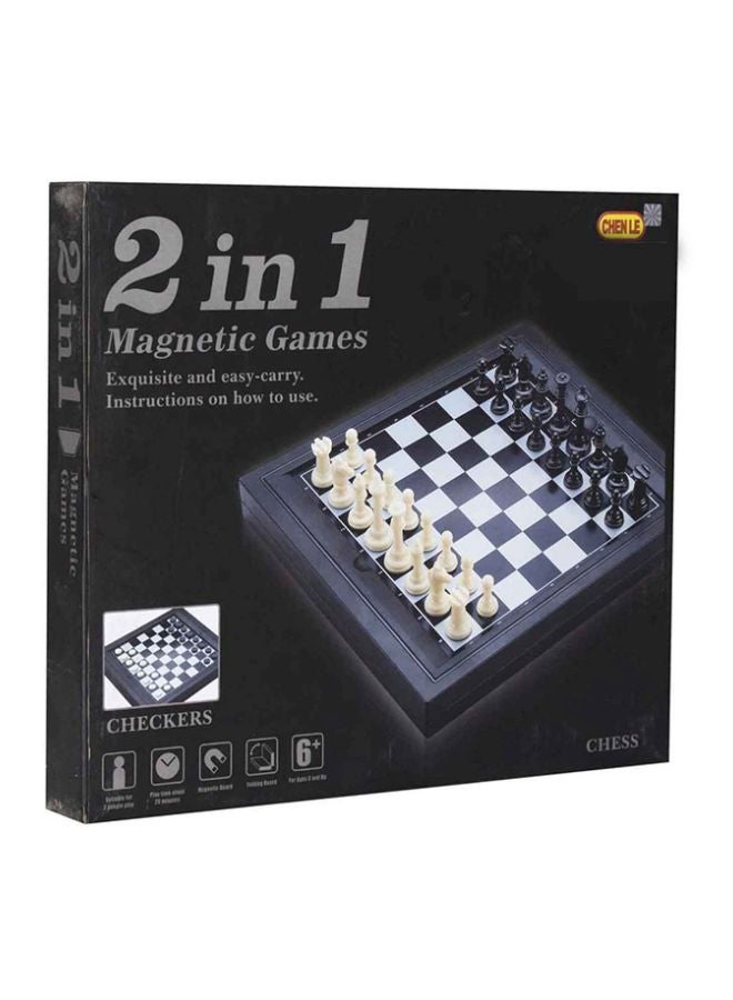 Magnetic Chess And Checkers 2 In 1 Games - Image 2