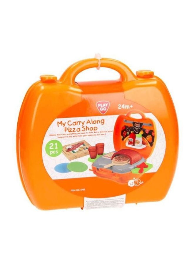 PLAYGO 21-Piece My Carry Along Pizza Shop - Image 2