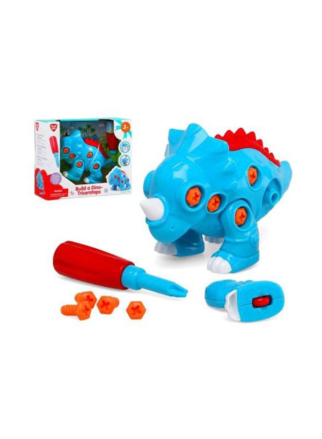 PLAYGO 4892401020444 Build A Dino-Triceratops Building Toy PLG2044 3+ Years  - Image 3