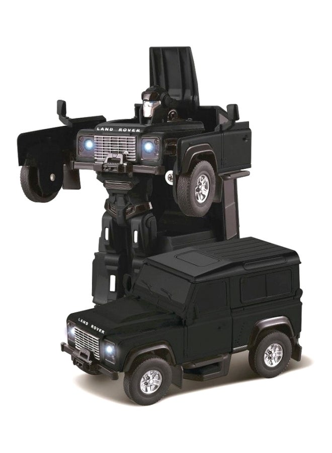 Transformable Land Rover Defender Radio Controlled Car 9.6x10.3x14.5cm