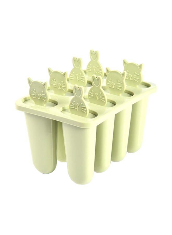 8-Cavity Ice Cream Mould Set Green 12.5x15.5x12centimeter - v1589828783/N37956316A_1