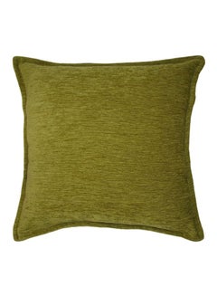 REGAL IN HOUSE Chenille Floor Cushion Fabric Green 60x60cm  - Image 1