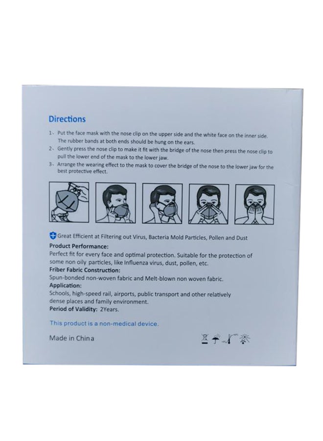 Generic - 10-Piece Disposable KN95 Face Mask - Image 1
