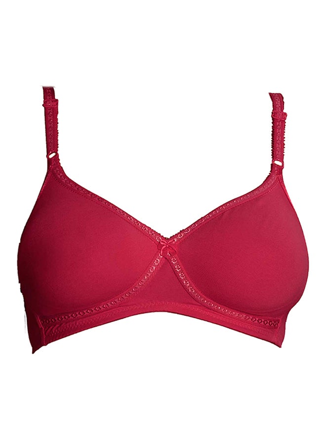 JOCKEY - Seamless Cross Over Bra Red - Image 1
