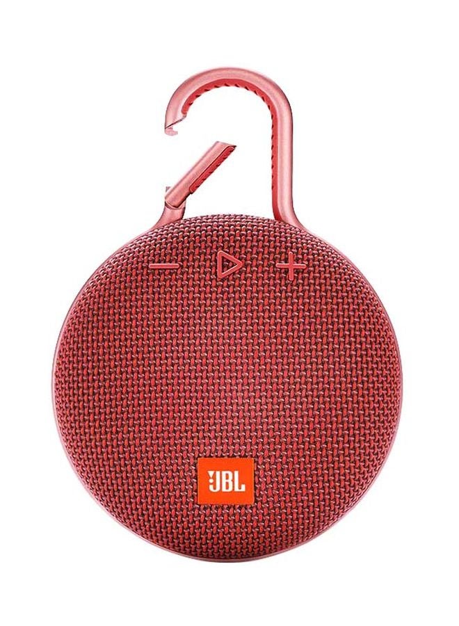 جي بي إل مكبر صوت كليب 3 محمول ويعمل بالبلوتوث أحمر - Image 1