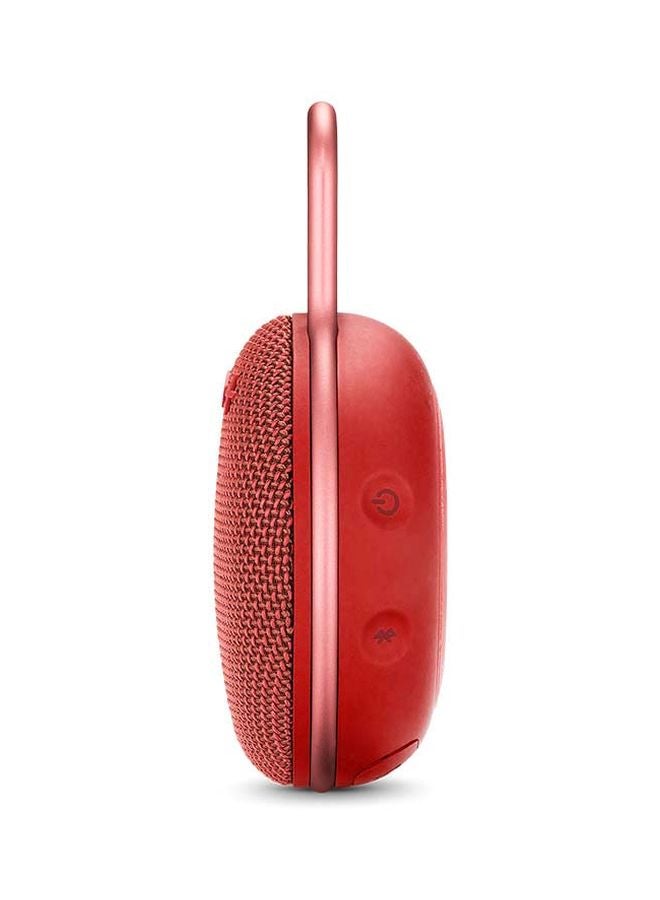 جي بي إل مكبر صوت كليب 3 محمول ويعمل بالبلوتوث أحمر - Image 4