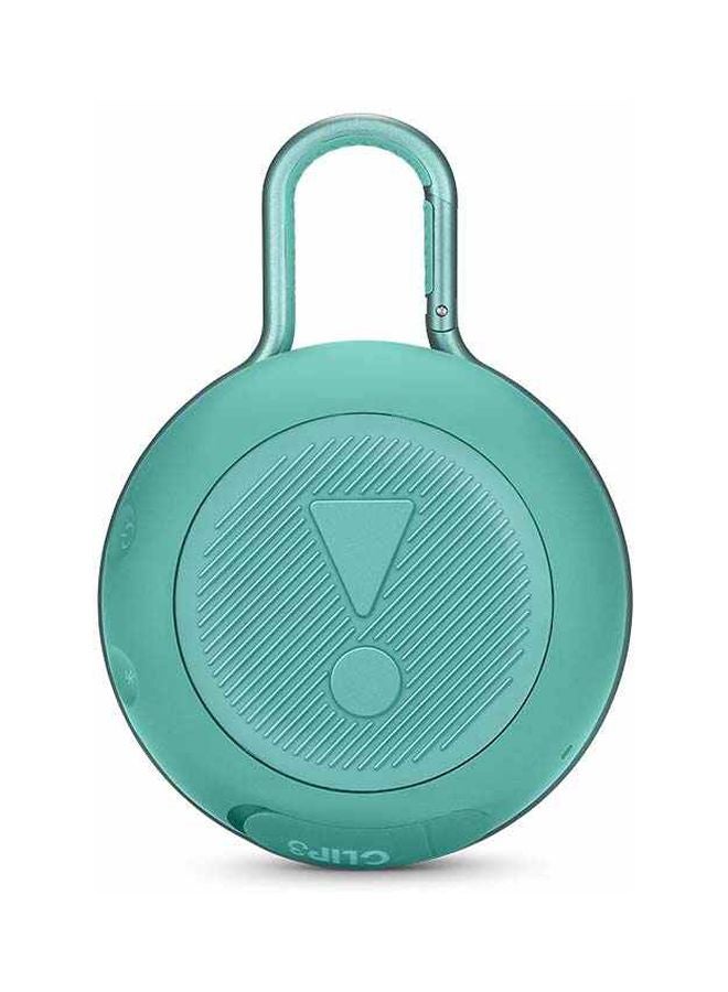 جي بي إل مكبر صوت كليب 3 محمول ويعمل بالبلوتوث أزرق تيل - Image 2