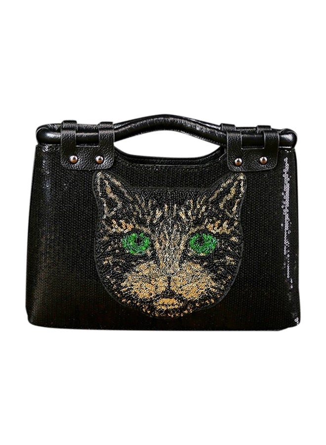 null - Cat Pattern Handbad 32 x 10cm - Image 1