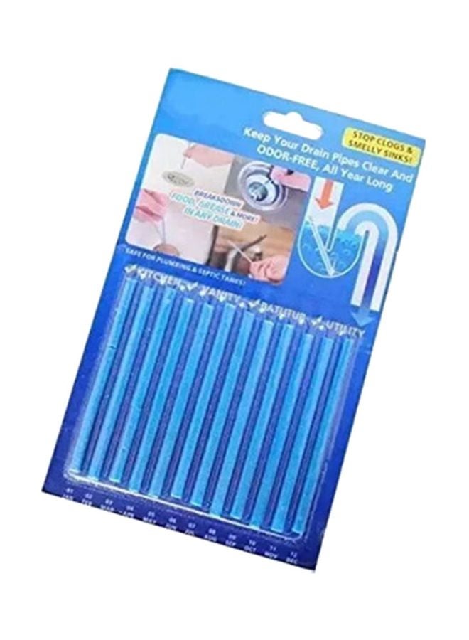 ساني ستيكس مجموعة مكونة من 12 لمنع انسداد المصرف أو انبعاث أي روائح سيئة منه أزرق 22Ø³Ù†ØªÙŠÙ…ØªØ± - Image 2