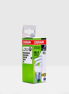 Osram CFL Mini Twist Dulux Superstar E27 Bulb Warm White  - Image 1
