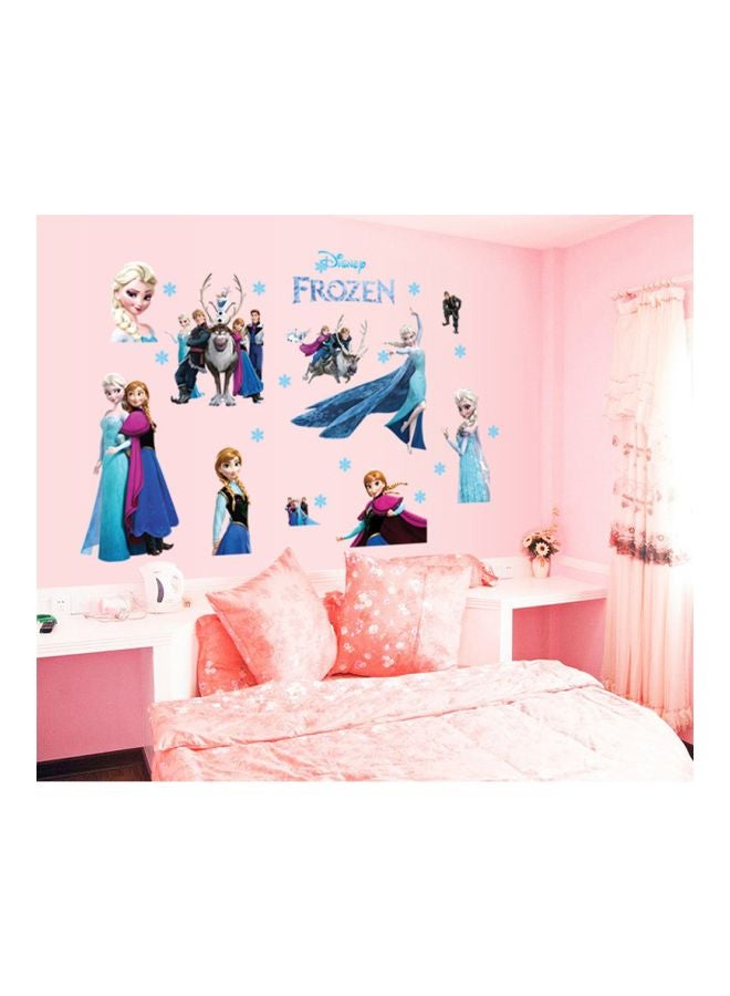 Frozen Princess Removable Wall Stickers Blue/Purple/Brown 60x90cm  - Image 2
