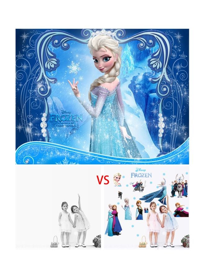 Frozen Princess Removable Wall Stickers Blue/Purple/Brown 60x90cm  - Image 4