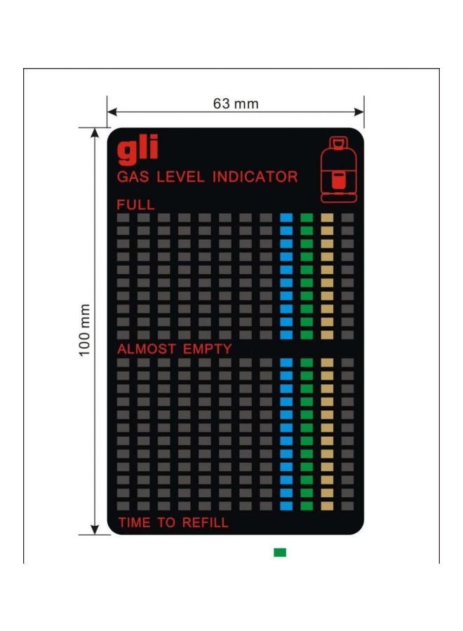 Generic - Gas Level Indicator Black 100x63mm - Image 1