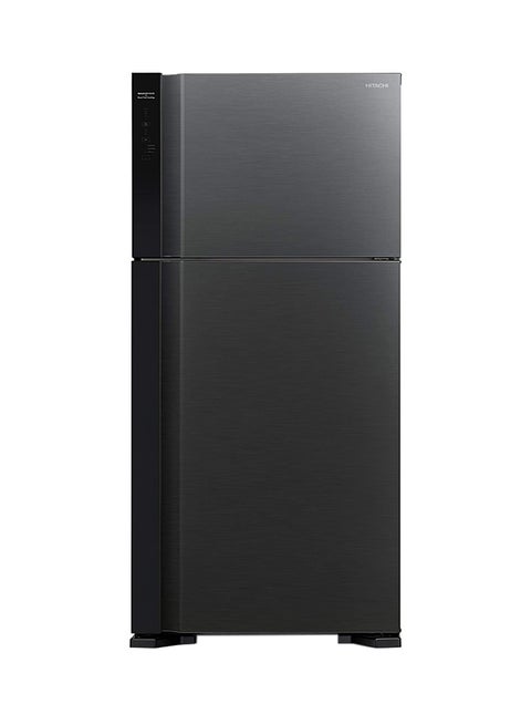 760L Gross/ 550L Net Capacity, Top Mount Double Door Refrigerator with Inverter Compressor-Dual Fan Cooling, Touch Screen Control, Movable Twist Ice Tray RV760PUK7KBBK Brilliant Black