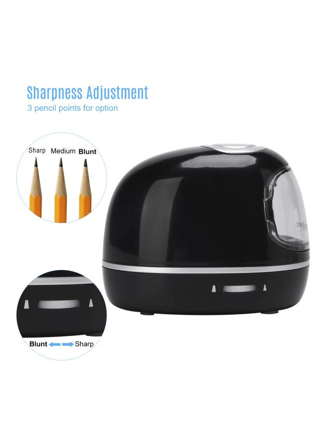 tenwin Electric Pencil Sharpener Black - Image 2