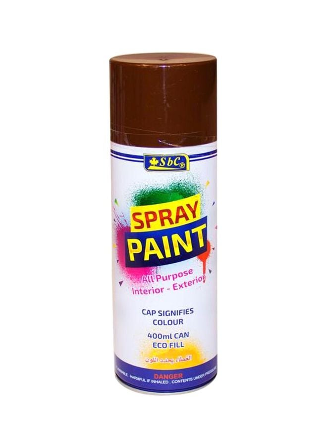 SBC All Purpose Spray Paint Brown 