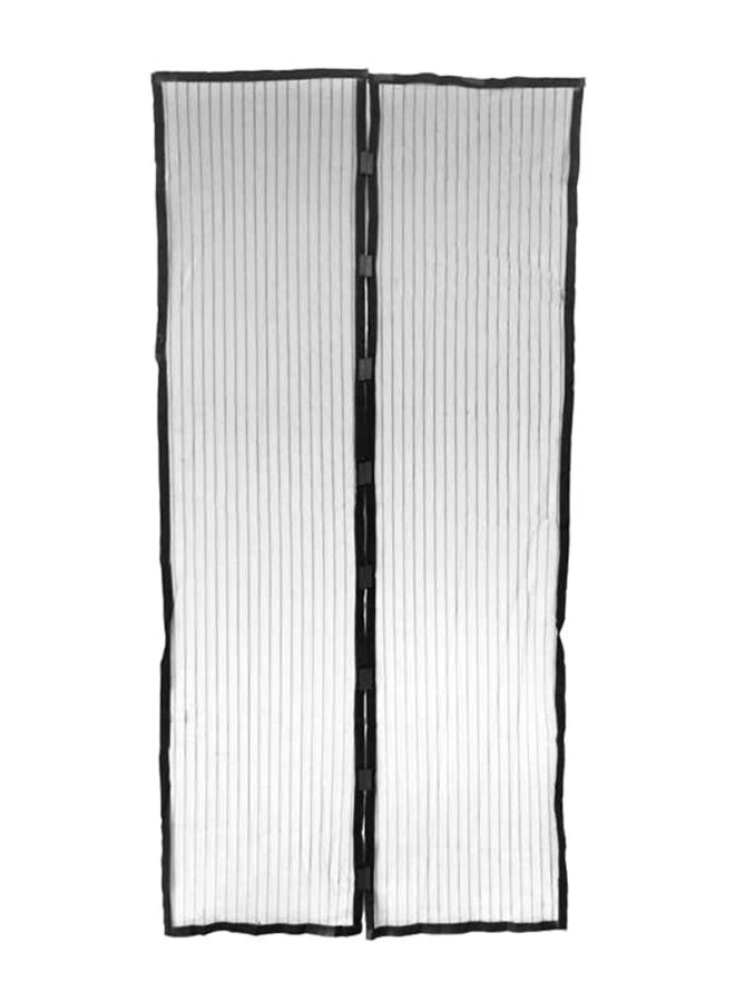 Magic Mesh Magnetic Fly Screen Door Mesh Black 210 x 49.5centimeter  - Image 1