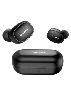 TWS Bluetooth Wireless Earbuds With Charging Case Black