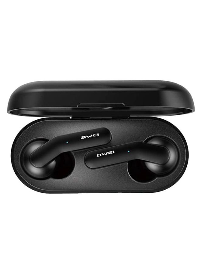 Awei TWS Bluetooth Wireless Earbuds With Charging Case Black - Image 1