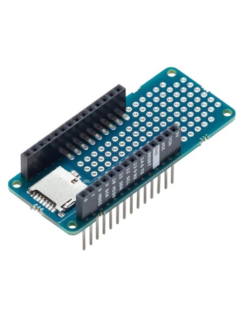MKR SD Proto Shield Microcontroller Board Blue/Black/Silver