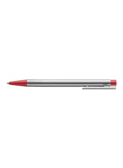 Logo Ballpoint Pen Silver/Red - v1589892594/N37960880A_1