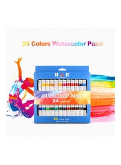 H&B 24-Piece Watercolor Paint Set Yellow/Red/Blue  - Image 2