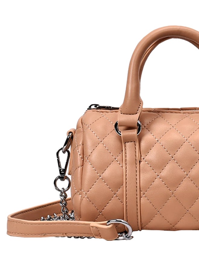 Machine Sewing Thread Duffel Bag Beige - Image 2