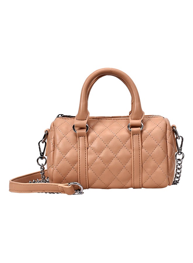 Machine Sewing Thread Duffel Bag Beige - Image 1