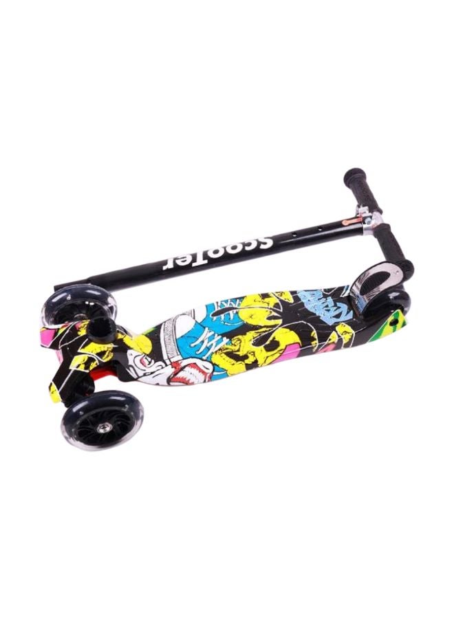 Cool Baby 3-Wheels Light Up Wheels Foldable Handle Kick Scooter Multicolour - Image 1