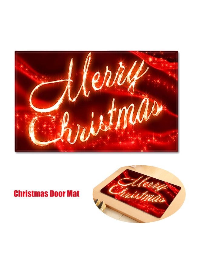 Non-Slip Bath Mat Red/Gold - Image 2