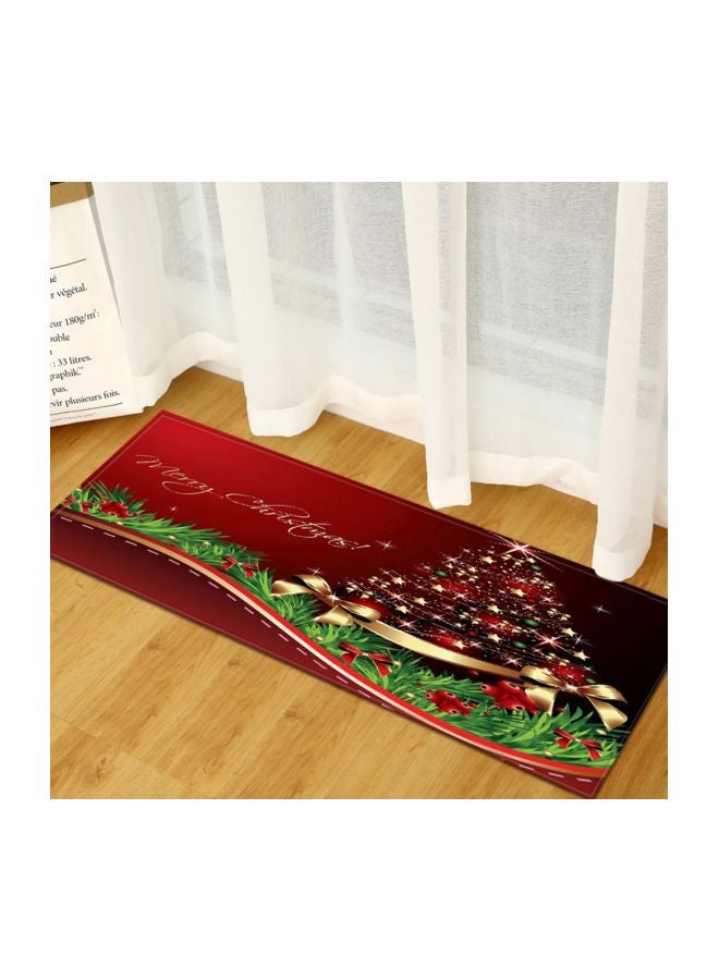 Non-Slip Bath Mat Red/Green/Gold 60x180cm  - Image 2