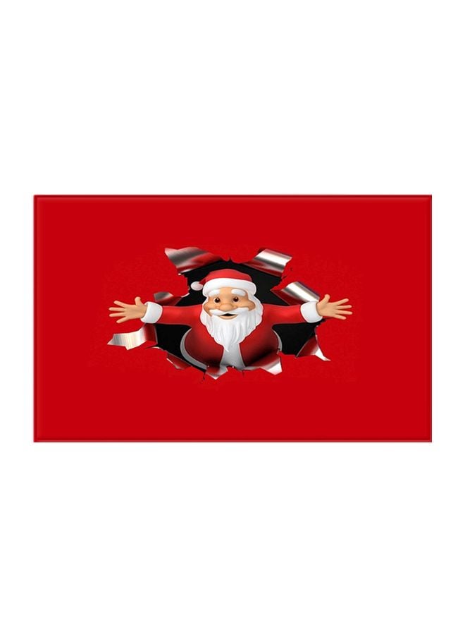 Non-Slip Bath Mat Red/White - Image 1