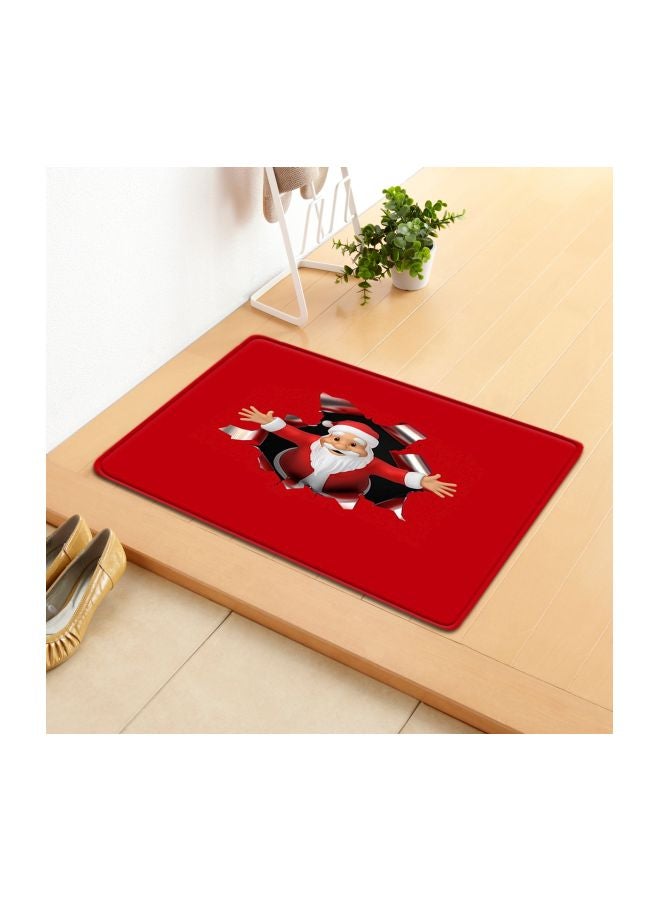 Non-Slip Bath Mat Red/White - Image 3
